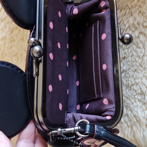 NWOT Disney X Coach Limited Edition Minnie Mouse Ears Bag🖤 🐭❤️ - Picture 9 of 16